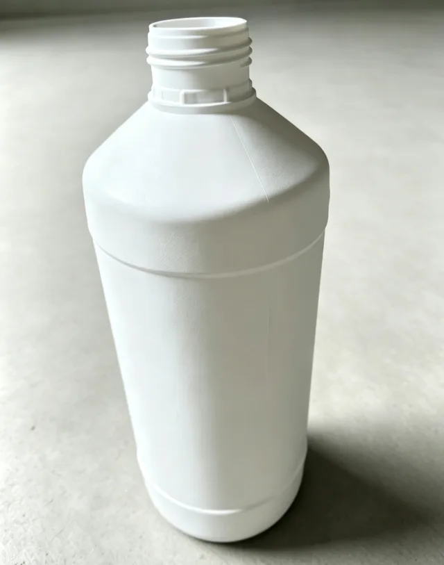 Round Bottle with Tapered Shoulder shown in supplied trial-sample imagery.