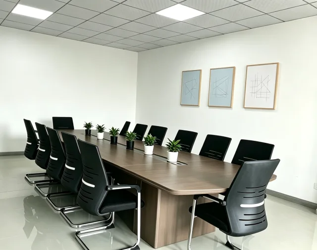 Meeting room shown in the supplied company album.